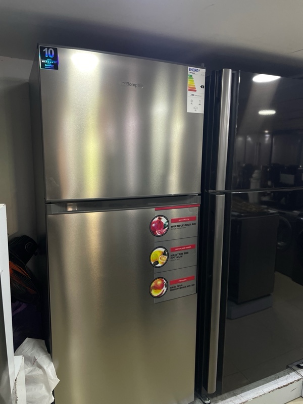 ثلاجة بومباني ستانلس BOM-495IX